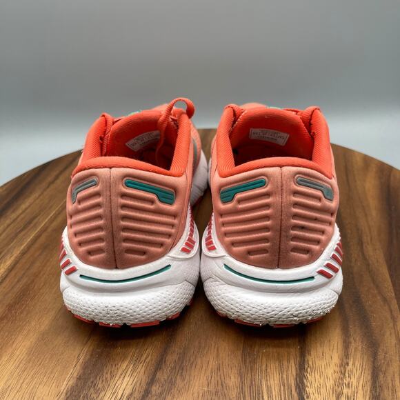 Brooks Adrenaline GTS 22 Shoes Womens 8.5 B Orange Running Walking Gym Sneakers - Picture 4 of 8